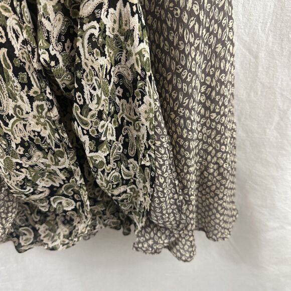 Orvis Vintage Cottagecore Floral Reversible Feminine Midi Skirt Womens M - Picture 6 of 8